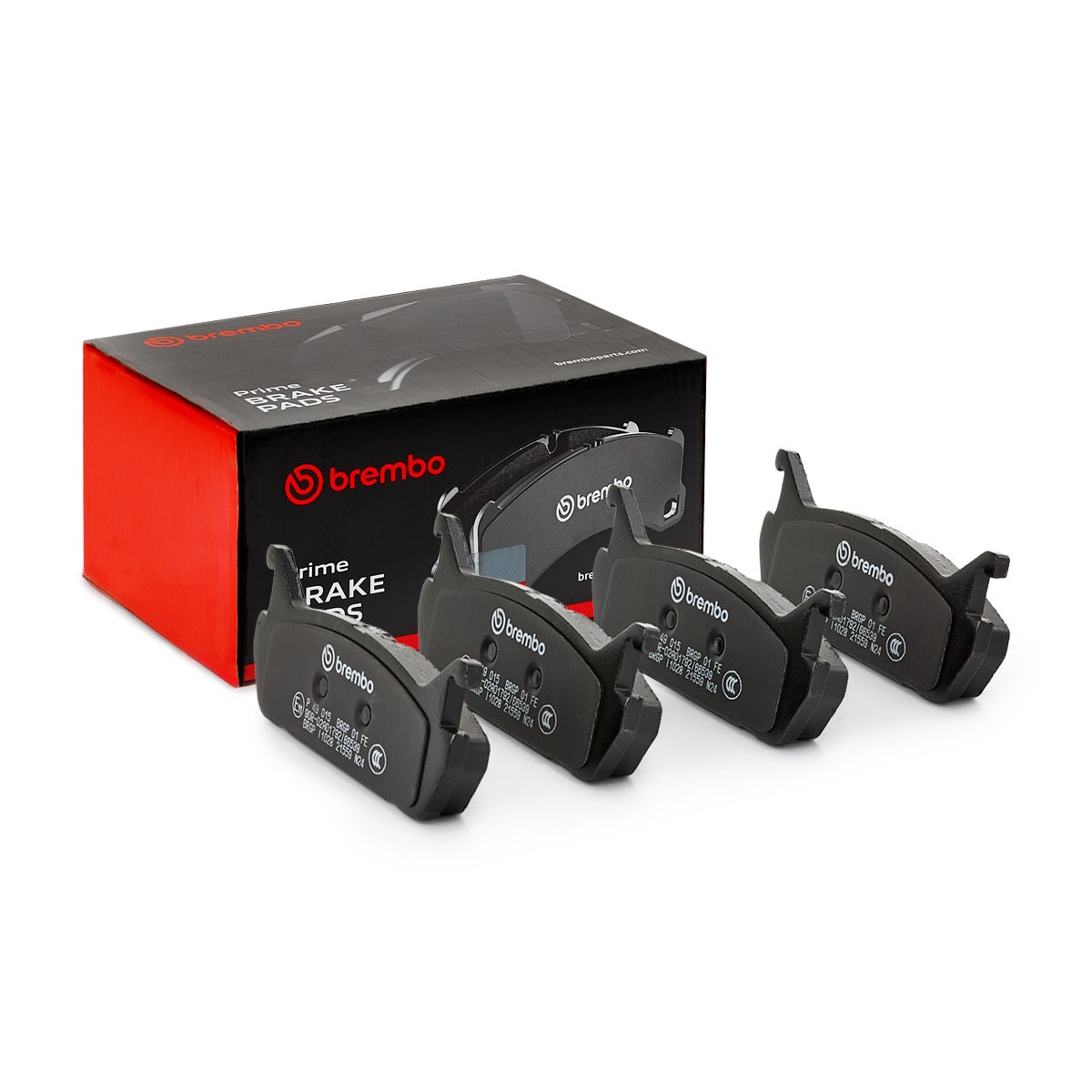 BREMBO P 49 015: Piduriklotsid PRIME LINE ilma lisavarustuseta, koos kokkusurumisvastase plekiga