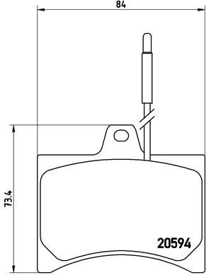 BREMBO P 61 007: Plaquettes de frein PRIME LINE sans accessoires, avec tôle anti-bruit
