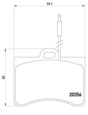BREMBO P 61 012: Pastilhas de travão PRIME LINE sem acessórios, com chapa anti-ruído