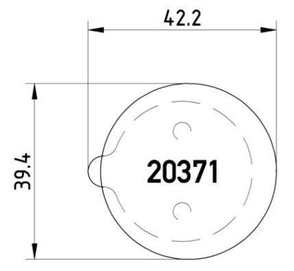 BREMBO P 61 014: Set placute de frana, frana de parcare cu disc PRIME LINE