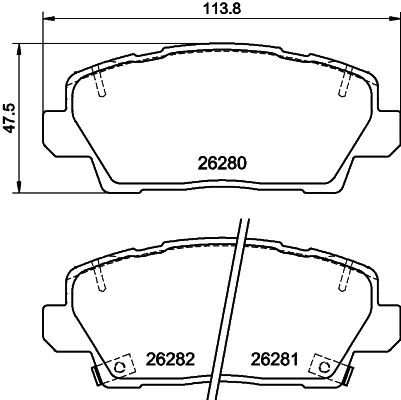 MINTEX MDB4177: Plăcuțe de frână