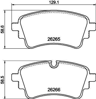 MINTEX MDB4280: Piduriklotsid koos lisadega, koos pidurisadula kruvidega