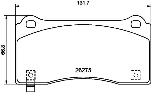 MINTEX MDB4288: Piduriklotsid