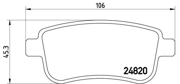 BREMBO P 68 054: Plăcuțe de frână PRIME LINE cu acceasorii, cu suruburi etrier, cu tabla anti scartait