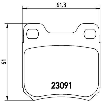 BREMBO P 71 008: Kit pastiglie freni PRIME LINE senza accessori, con lamierino anticigolío