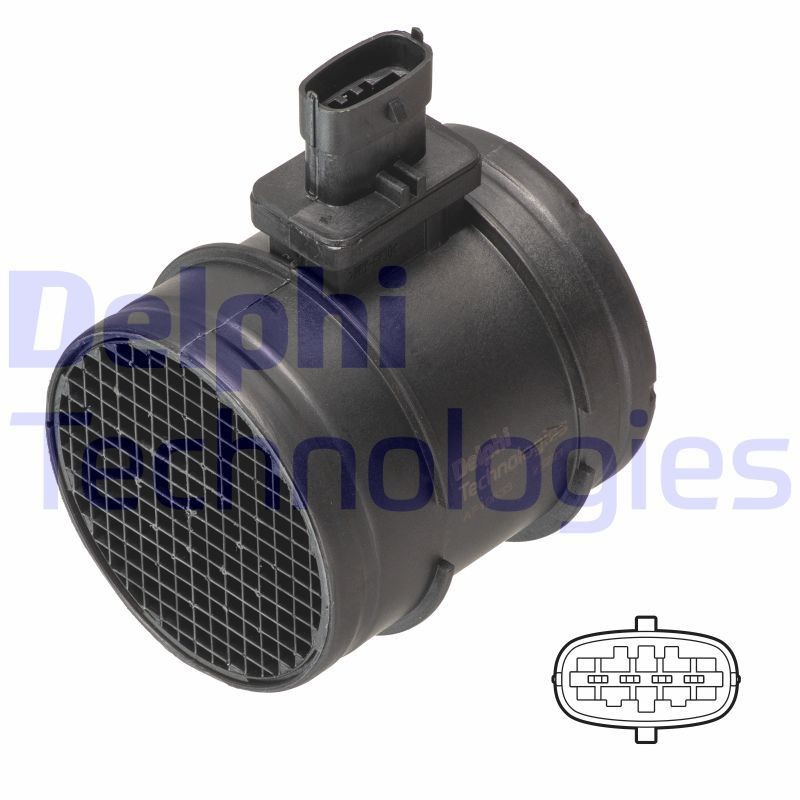 DELPHI AF10633-12B1: Oro masės jutiklis 12V