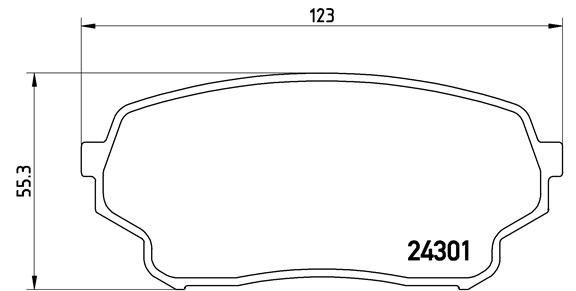BREMBO P 79 019: Plaquettes de frein PRIME LINE sans accessoires, avec tôle anti-bruit