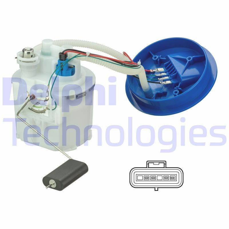 DELPHI FG2499-12B1: Μονάδα παροχής καυσίμων Βενζίνη, χωρίς τσιμούχα, χωρίς αισθητήρα πίεσης