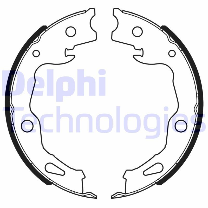 DELPHI LS2186: Piduriklotside komplekt