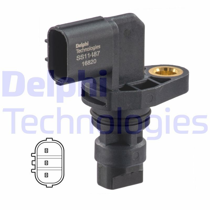 DELPHI SS11487: Senzor, pozitie ax cu came