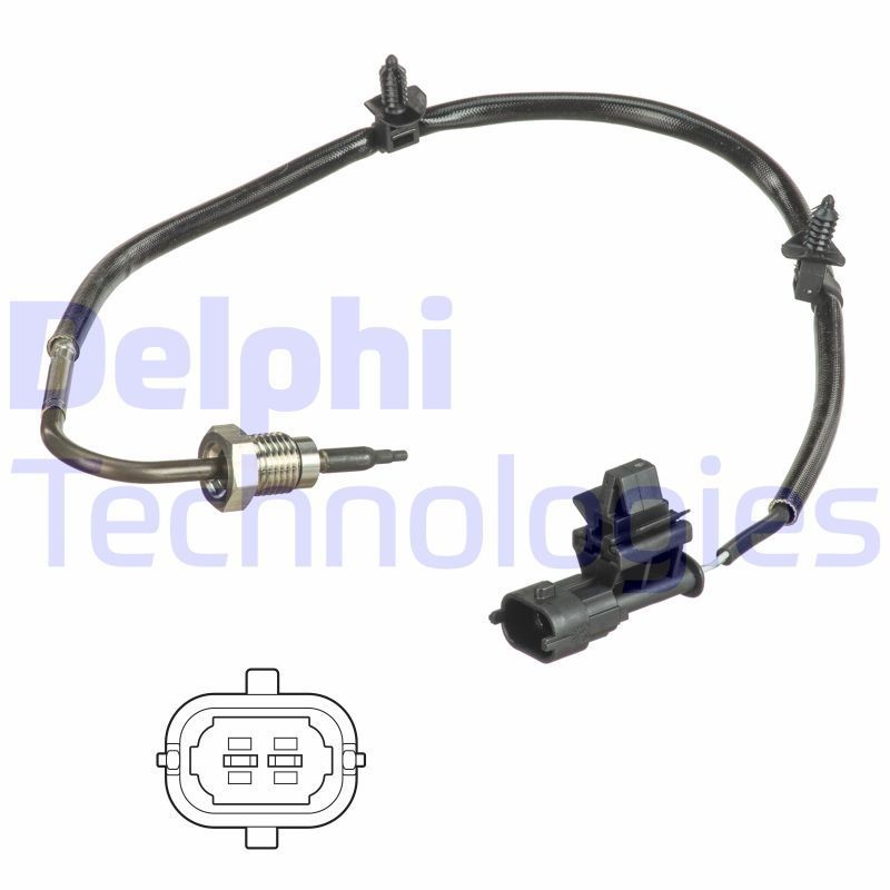 DELPHI TS30142: Jutiklis, išmetamųjų dujų temperatūra