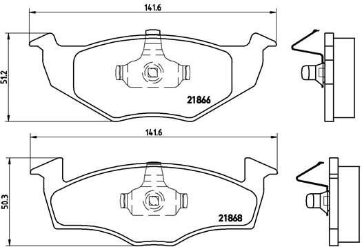 BREMBO P 85 030: Plăcuțe de frână PRIME LINE fara accesorii, cu tabla anti scartait