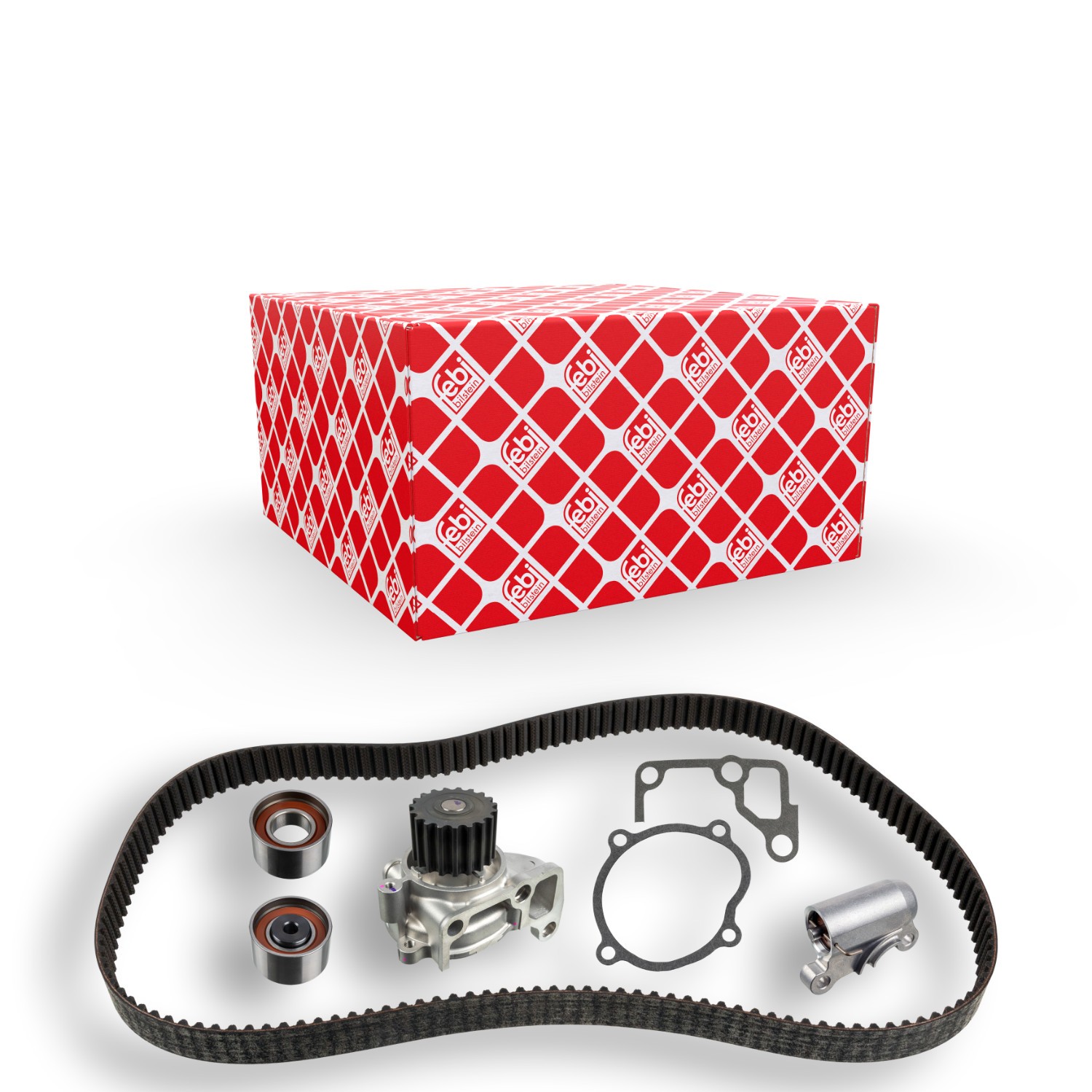 FEBI BILSTEIN 173775: Pompă apă + kit distribuție dinti: 153, Latime: 30mm, cu pompa apa