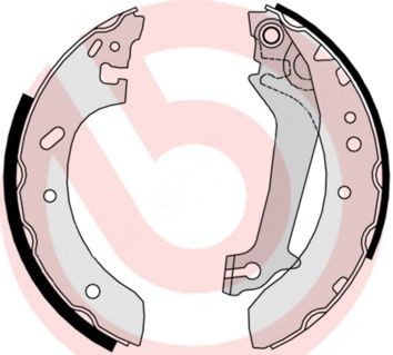 BREMBO S 24 526: Piduriklotside komplekt ESSENTIAL LINE koos käsipidurikangiga