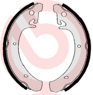 BREMBO S 41 503: Jeu de mâchoires de frein ESSENTIAL LINE