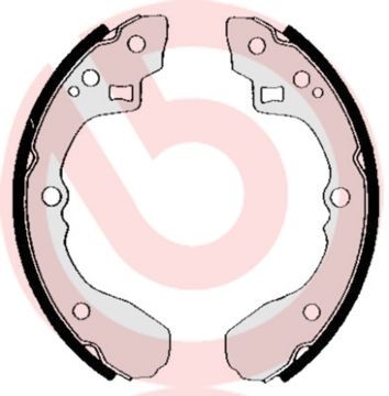 BREMBO S 49 509: Set saboti frana ESSENTIAL LINE