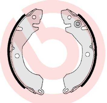 BREMBO S 54 505: Set saboti frana ESSENTIAL LINE