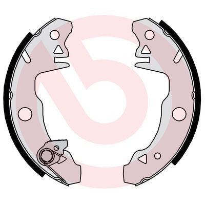BREMBO S 68 509: Set saboti frana ESSENTIAL LINE cu acceasorii