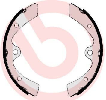 BREMBO S 79 504: Set saboti frana ESSENTIAL LINE