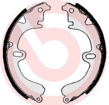 BREMBO S 83 504: Jeu de mâchoires de frein ESSENTIAL LINE