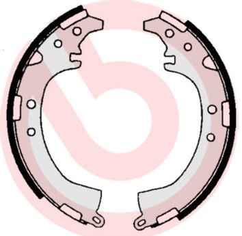 BREMBO S 83 528: Set saboti frana ESSENTIAL LINE