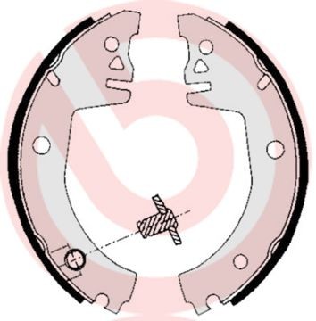 BREMBO S 85 512: Set saboti frana ESSENTIAL LINE