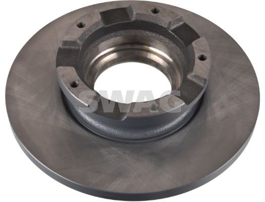 SWAG 33 10 0909: Piduriketas Tagasild, Ø: 308mm, täis, Ø: 308mm, kaetud, koos ABS-andurirõngaga