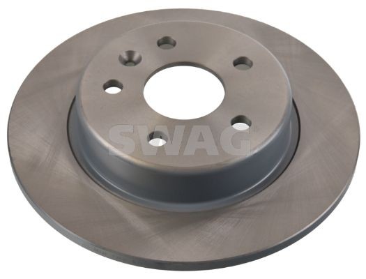 SWAG 33 10 2468: Disc de frână puntea spate, Ř: 264mm, plin, Ř: 264mm, acoperit (cu un strat protector)