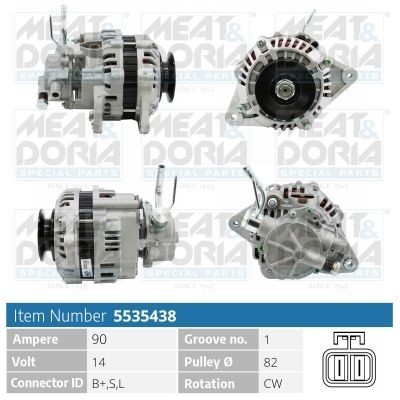 MEAT & DORIA 5535438: Alternatore 90A