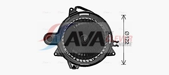AVA COOLING SYSTEMS RT8676: Elektrisk motor, kupéfläkt utan motstånd