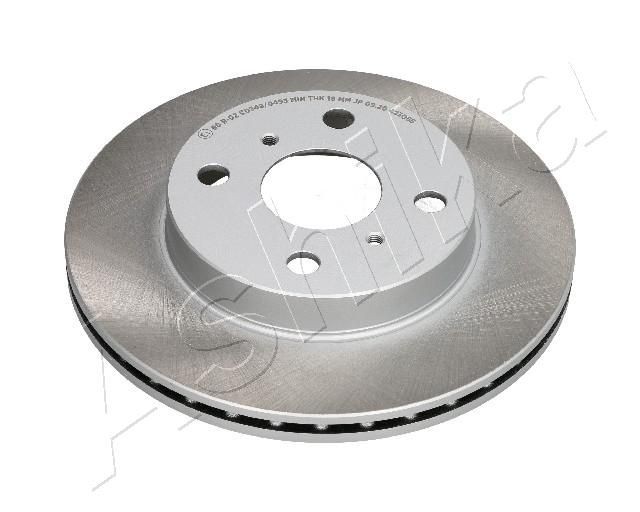 ASHIKA 60-02-278C: Disc de frână punte fata, Ř: 235mm, ventilat, Ř: 235mm, lacuit