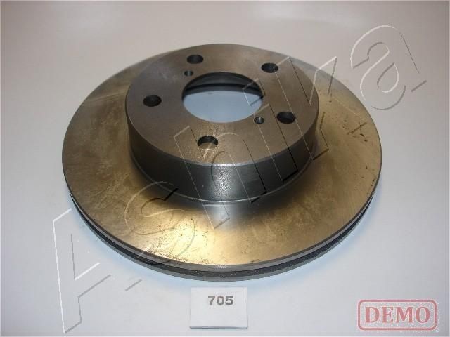 ASHIKA 60-07-705C: Piduriketas Esisild, Ø: 242mm, õhutusega, Ø: 242mm, värvitud