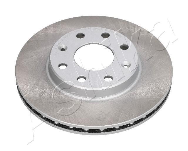 ASHIKA 60-0W-010C: Brzdový kotúč predna naprava, Ø: 235,4mm, vetraný, Ø: 235,4mm, lakovane