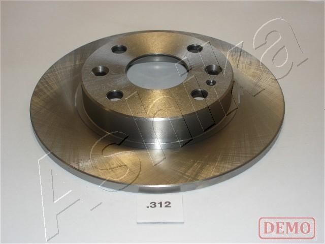 ASHIKA 61-03-312C: Bremžu diski Aizmugurējais tilts, Ø: 230,2mm, pilnīgi, Ø: 230,2mm, lakots