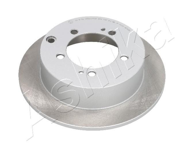 ASHIKA 61-05-503C: Disc de frână puntea spate, Ř: 262mm, plin, Ř: 262mm, lacuit