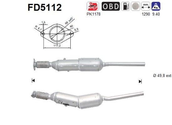 AS FD5112: Tahmafilter