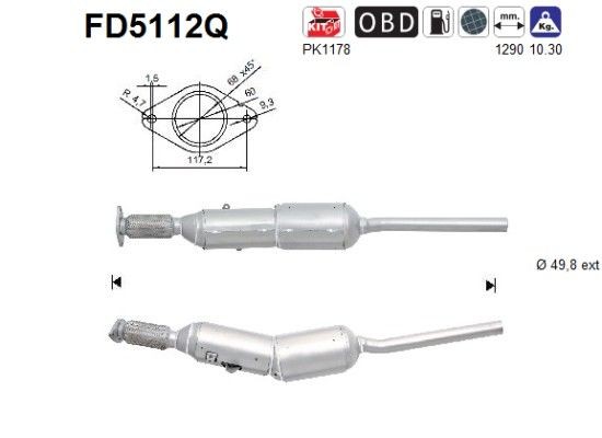 AS FD5112Q: Tahmafilter