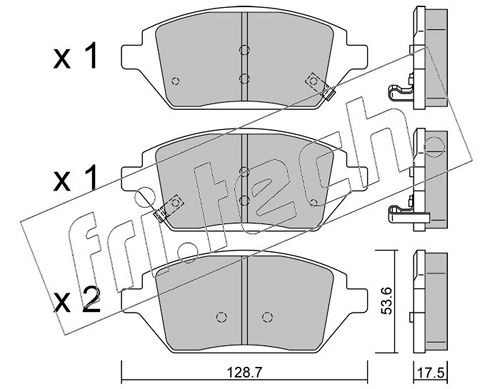 fri.tech. 1214.0: Bromsbelägg