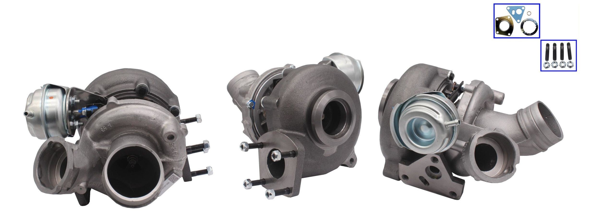 DRI 729116650: Turbokompresors OE REMAN ar blīvēm