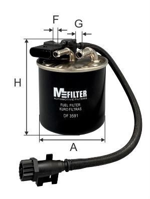 MFILTER DF 3591: Filtru combustibil