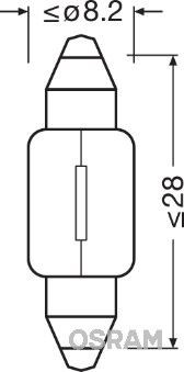 OSRAM 6430: Hõõgpirn, salongivalgusti ORIGINAL