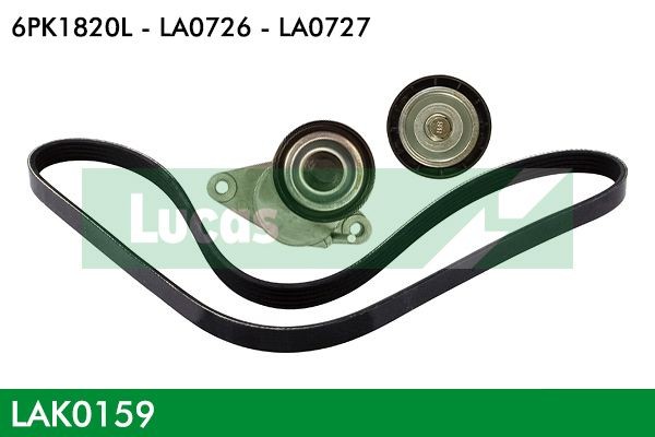 LUCAS LAK0159: Soonrihmakomplekt
