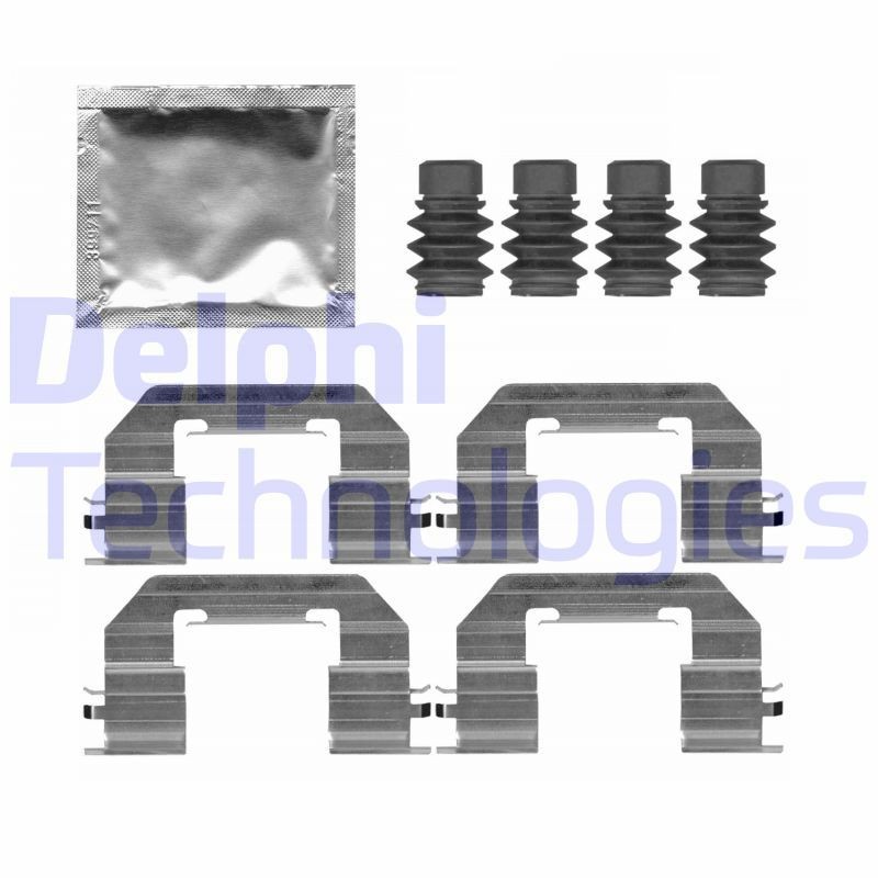 DELPHI LX0721: Set accesorii, placute frana