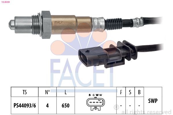 FACET 10.8509: Lambda andur Made in Italy - OE Equivalent