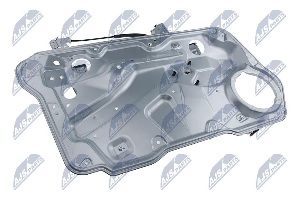 NTY EPS-VW-003: Mecanism actionare geam fata stanga, electric, fara motor electric, cu placa insurubata, cu placa de baza