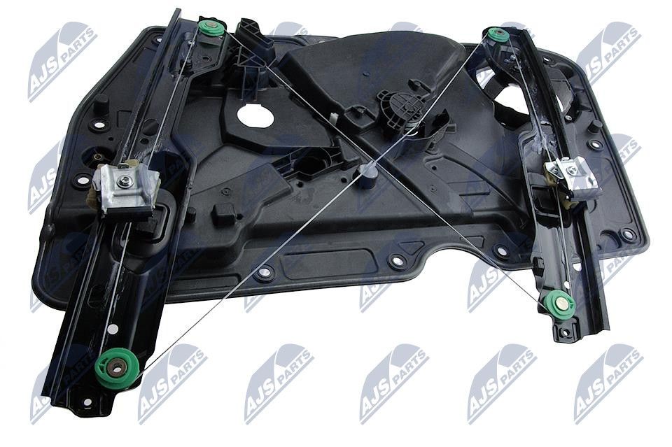 NTY EPS-VW-034: Mecanism actionare geam fata stanga, electric, fara motor electric, cu placa insurubata