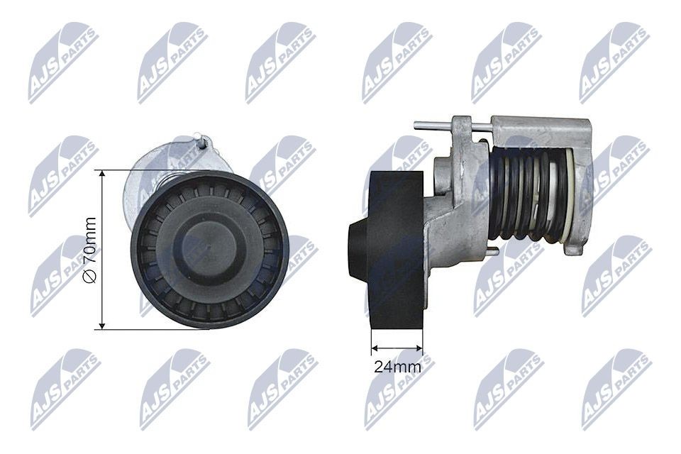 NTY RNK-AU-029: Τεντωτήρας, ιμάντας poly-V Ø: 70mm