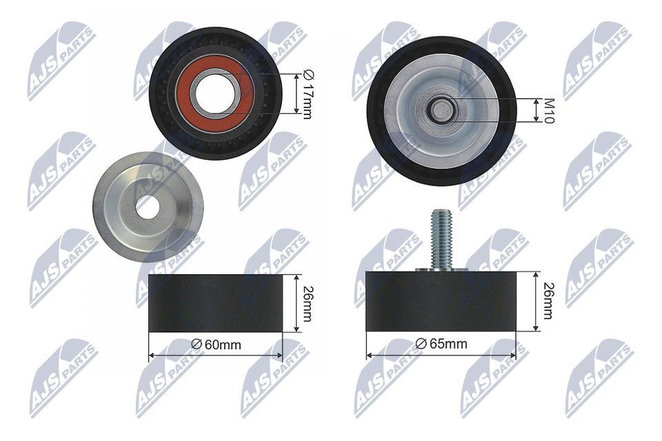 NTY RNK-BM-002: Rola intinzator, curea transmisie