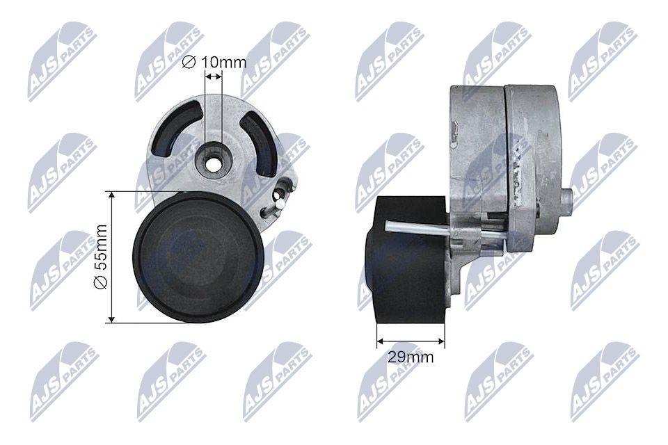 NTY RNK-CT-033: Pingutusrull, soonrihm Ø: 55mm