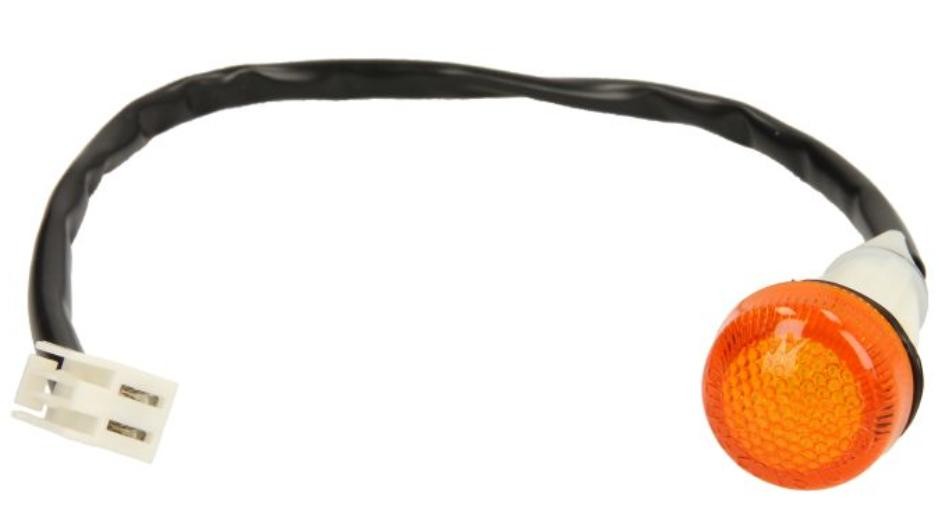 OLSA 1.02.066.00: Semnalizator SIDE LAMP pe ambele parti, portocaliu, cu suport bulb